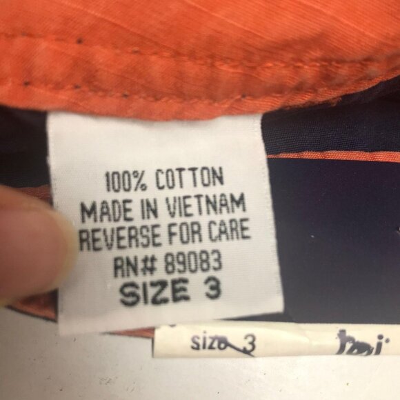 LEI Ripstop Utility Gear Dark Blue Orange Shorts 3 - Picture 3 of 6